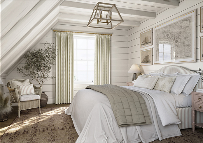 The British Stripe Co. Edgar, Dover No.1 - Made to Measure Curtains - Image 7